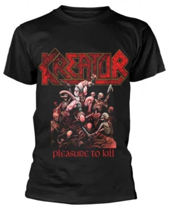 Kreator - Pleasure to Kill Camiseta - Metal Old Skull