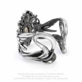 La Fleur de Baudelaire - Pulsera Alchemy Gothic - Metal Old Skull