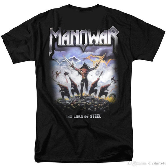 Manowar - The Lord of Steel Camiseta - Metal Old Skull