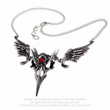 Masque Of The Black Rose Necklace - Gargantilla - Metal Old Skull