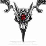 Masque Of The Black Rose Necklace - Gargantilla - Metal Old Skull