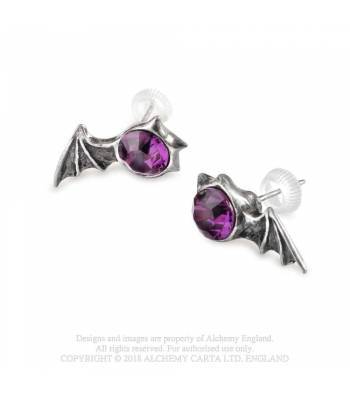Matins Stud Pendiente - Metal Old Skull