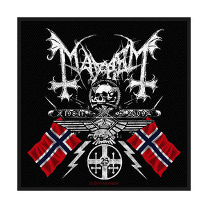 MAYHEM - Coat of Arms Parche - Metal Old Skull