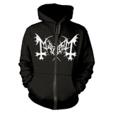 MAYHEM - De Mysteriis Dom Satanas Zip Hoodie - Metal Old Skull