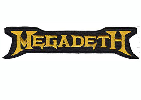 MEGADETH- Logo Bordado Parche - Metal Old Skull