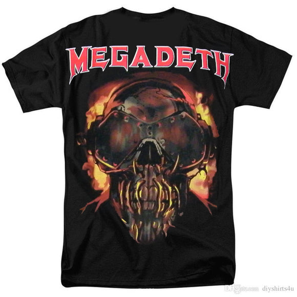 Megadeth - Jumbo Vic Rattlehead Camiseta - Metal Old Skull