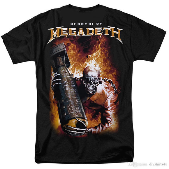 Megadeth - Arsenal Camiseta - Metal Old Skull