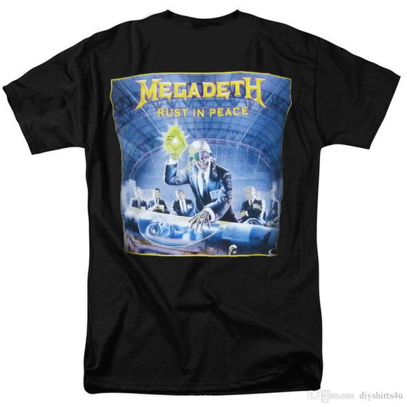 Megadeth - Rust In Peace Camiseta - Metal Old Skull