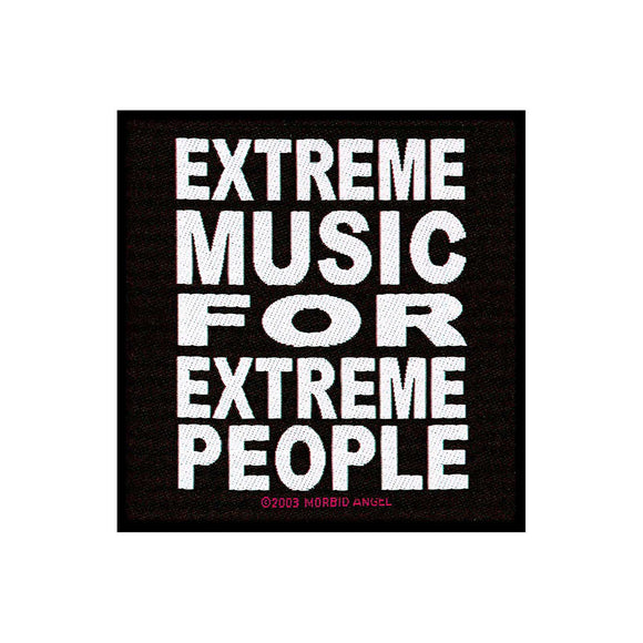 MORBID ANGEL - Extrem Music for Extrem People Parche - Metal Old Skull