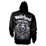 MOTÖRHEAD - Borno to Live Zip Hoodie - Metal Old Skull