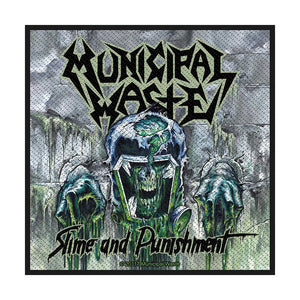 MUNICIPAL WASTE - Slime and Punishment Parche - Metal Old Skull