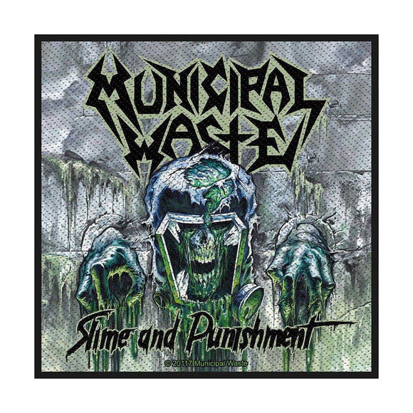 MUNICIPAL WASTE - Slime and Punishment Parche - Metal Old Skull