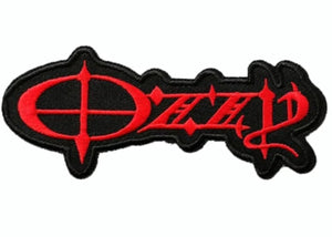OZZY - Logo Rojo Bordado Parche - Metal Old Skull