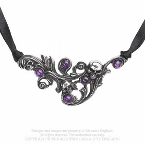 Pedre de les Bois Necklace - Gargantilla - Metal Old Skull