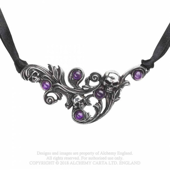 Pedre de les Bois Necklace - Gargantilla - Metal Old Skull