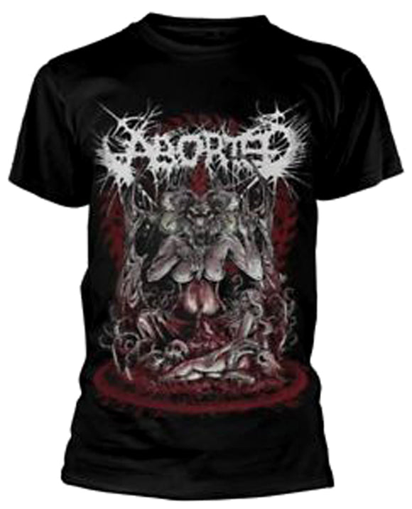 ABORTED - Baphomet Camiseta - Metal Old Skull