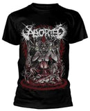 ABORTED - Baphomet Camiseta - Metal Old Skull