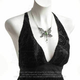 Le Phantom Baterfly Necklace - Gargantilla - Metal Old Skull