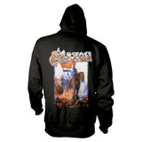 SAXON - Crusader Hoodie - Metal Old Skull