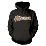 SAXON - Crusader Hoodie - Metal Old Skull