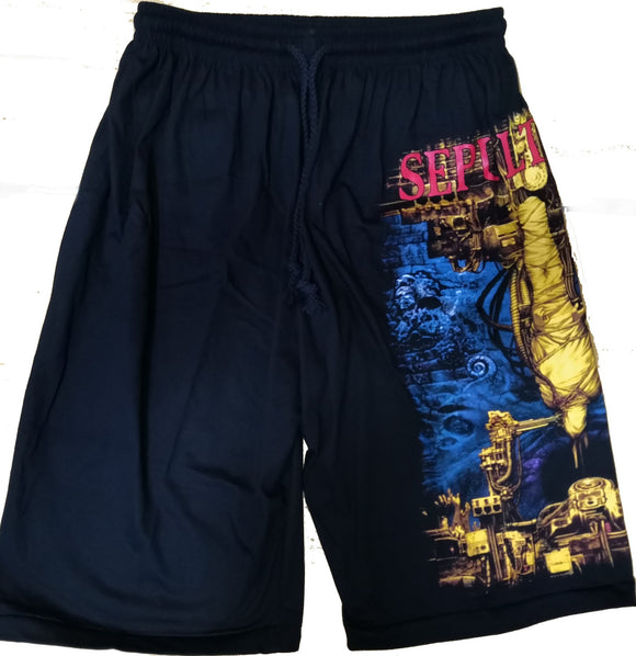 Sepultura Short - Metal Old Skull