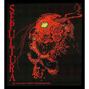 SEPULTURA - Beneath the Remains Parche - Metal Old Skull