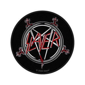 SLAYER- Hell's Pentagram Parche - Metal Old Skull