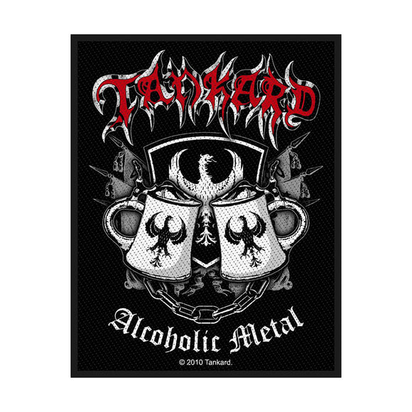 TANKARD - Alcoholic Metal Parche - Metal Old Skull