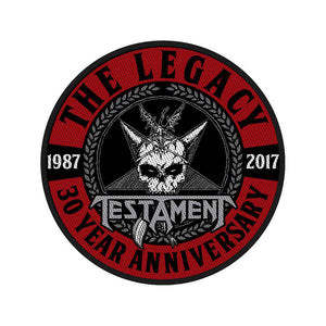 TESTAMENT - The Legacy - 30 years Parche - Metal Old Skull
