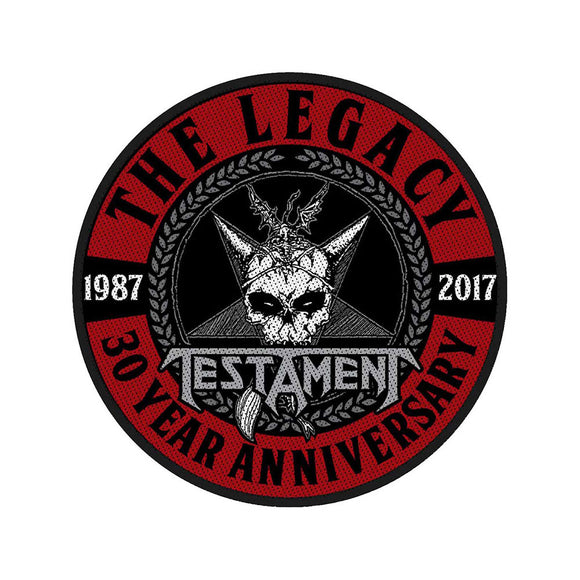TESTAMENT - The Legacy - 30 years Parche - Metal Old Skull
