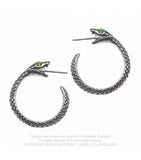 The Sophia Serpent Pendientes - Metal Old Skull