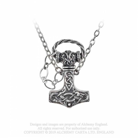 Thor Dagger - Alchemy Gothic Colgante - Metal Old Skull