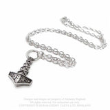 Thor's Hammer Amulet - Metal Old Skull