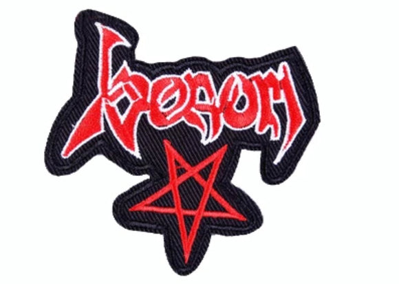 VENOM - Logo Bordado Parche - Metal Old Skull