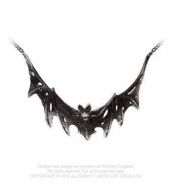Villa Diodati Necklace - Gargantilla - Metal Old Skull