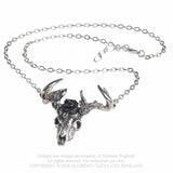 White Hart Necklace - Metal Old Skull