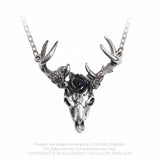 White Hart Necklace - Metal Old Skull