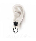 Wounded Love Pendientes - Metal Old Skull
